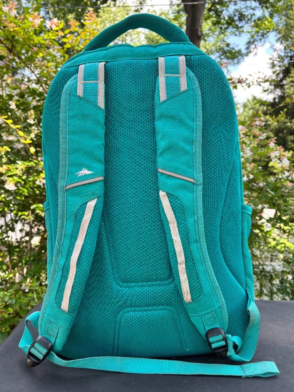 High Sierra Unisex Riprap Water Repellent Everyday Laptop‎ Backpack Aqua Blue